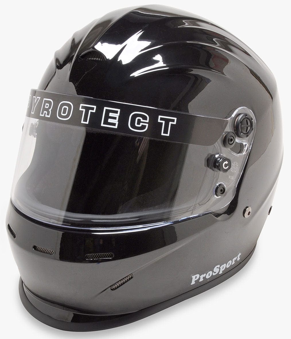 Pyrotect Safety Equipment SA2020 Rated Pyrotect Safety Equipment ProSport Helmet with Duckbill, Gloss Black, XX-Large PYHB801620 SR