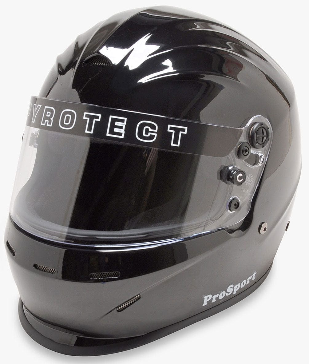 Pyrotect Safety Equipment SA2020 Rated Pyrotect Safety Equipment ProSport Helmet with Duckbill, Gloss Black, XXX-Large PYHB801720 SR