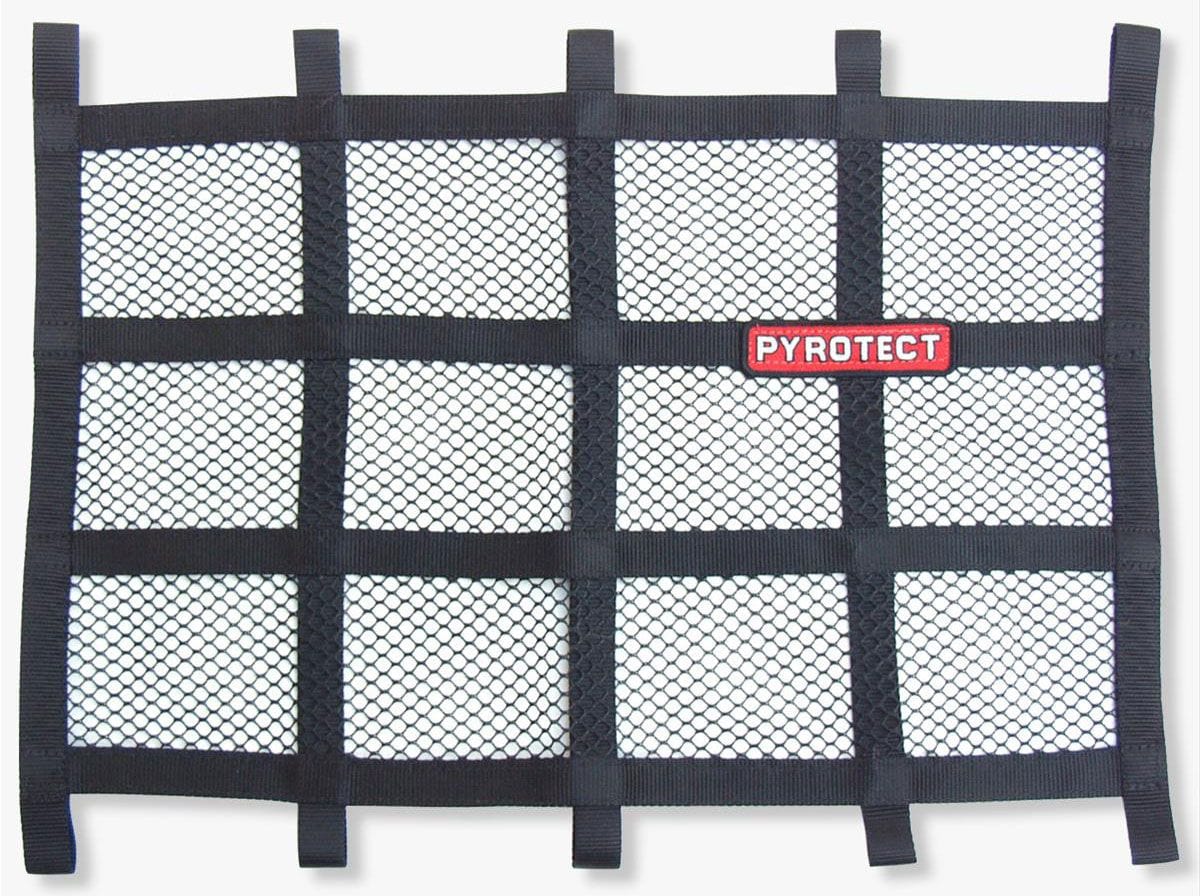Pyrotect Safety Equipment SFI 27.1 Rated Pyrotect Safety Equipment Window Net (Black) 18" x 24" PYNX50591 SR