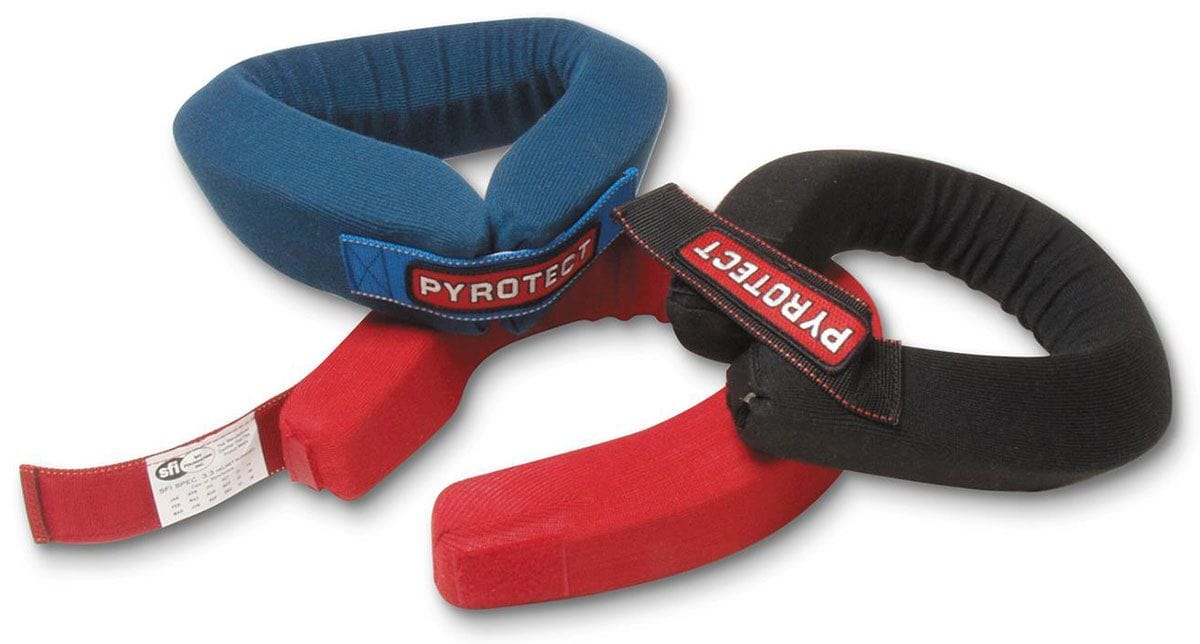 Pyrotect Safety Equipment SFI Approved Pyrotect Safety Equipment Contoured Neck Brace (Black) PY30300011 SR