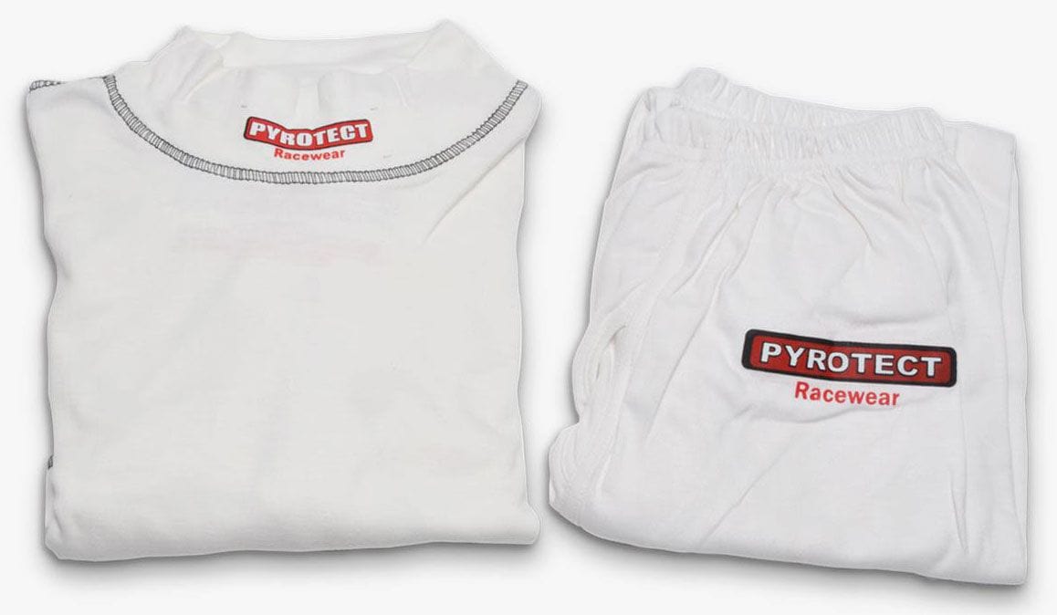 Pyrotect Safety Equipment White, SFI Approved Pyrotect Safety Equipment Inner Wear Bottom (Large) PY4710400 SR