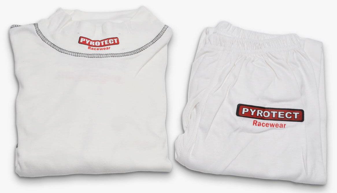 Pyrotect Safety Equipment White, SFI Approved Pyrotect Safety Equipment Inner Wear Turtle Neck Top (XX-Large) PY4700600 SR