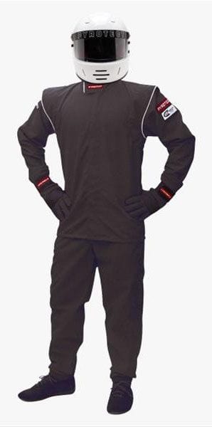 PYROTECT SFI-1 Single Layer Pyrotect Safety Equipment Junior DX1 Black Racing Jacket (X-Large 12-14) PYJJDX2501 SR