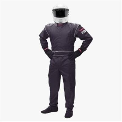 PYROTECT SFI-1 Single Layer Pyrotect Safety Equipment Junior DX1 One Piece Black Racing Suit (XX-Large 14-16) PYJSDX1601 SR