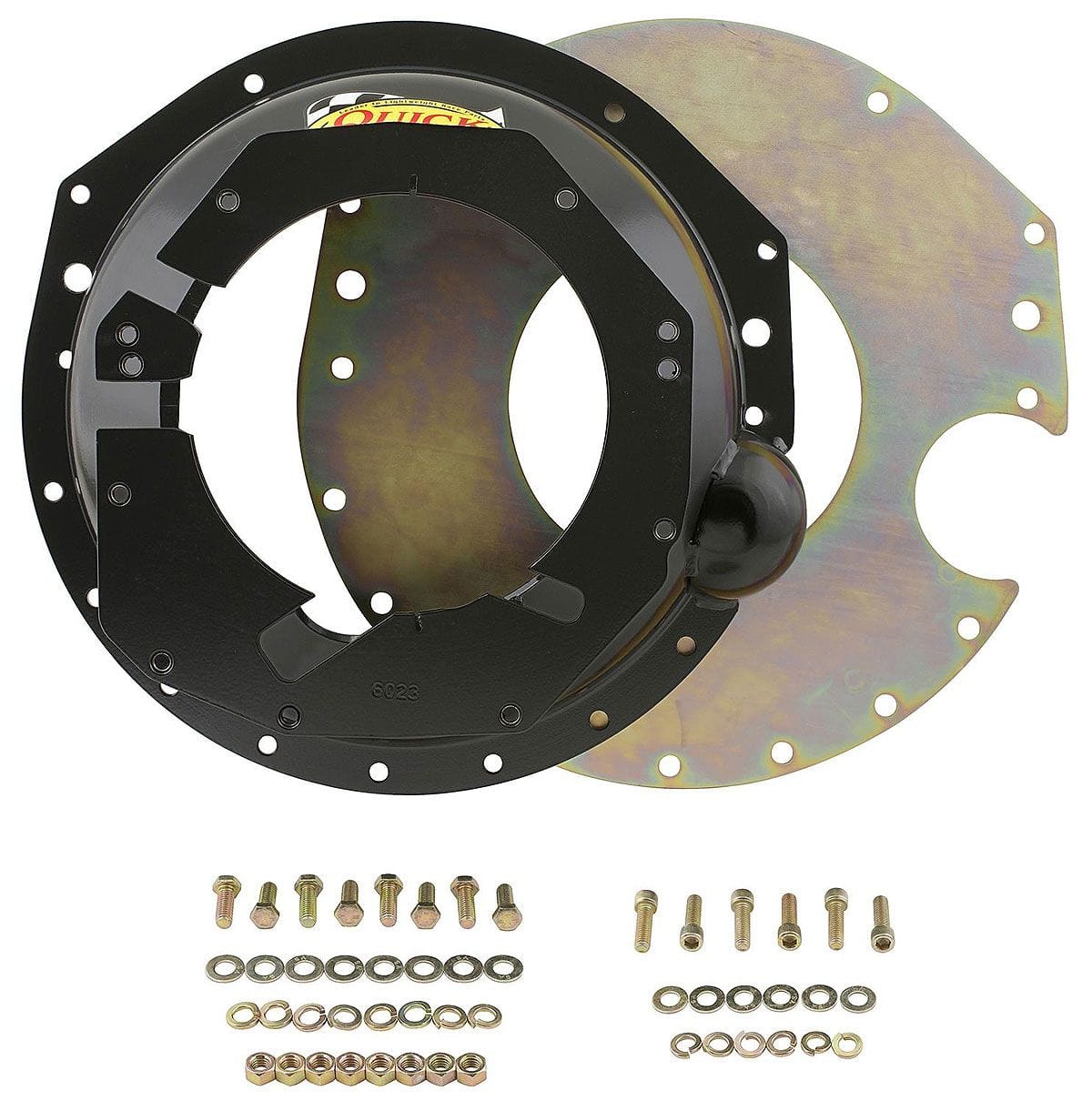 QTI Suit SB & BB Chev T56 LS1 / T56 Magnum Transmission, 153 & 168 Tooth, Quicktime Inc Steel SFI 6.1 Bellhousing QTRM-6023 SR