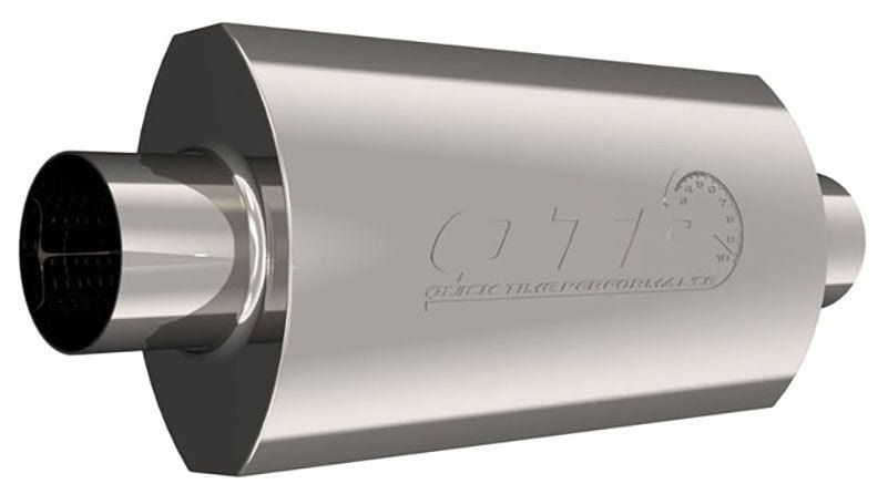 QTP 3" With Center Inlet/Outlet Quicktime Performance AR3 S/S Muffler QTP12300 SR