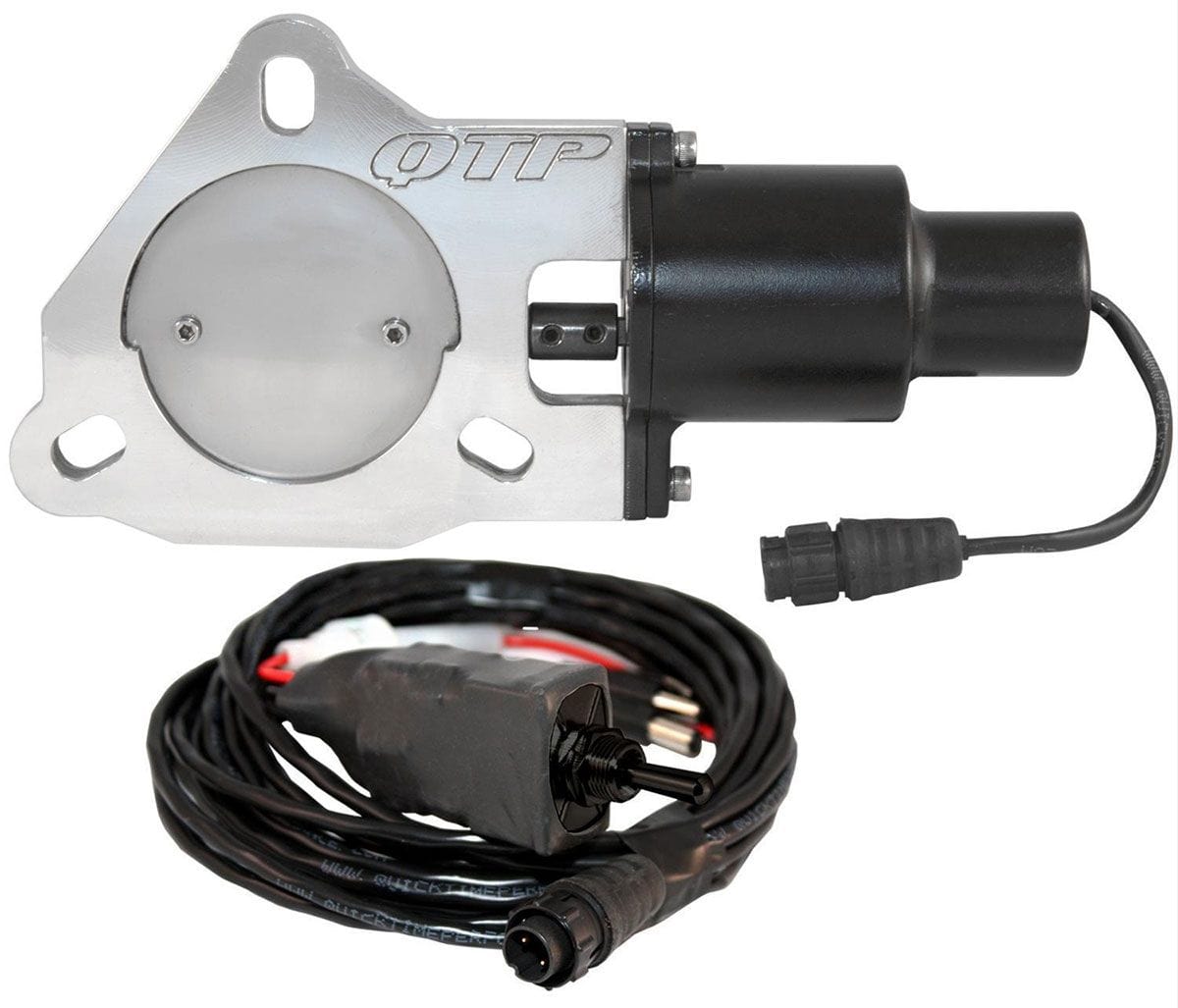 QTP Includes Electric Valve, Toggle Switch & Wiring Quicktime Performance 2-1/2" Single Electric Exhaust Cutout Kit QTPEC25 SR