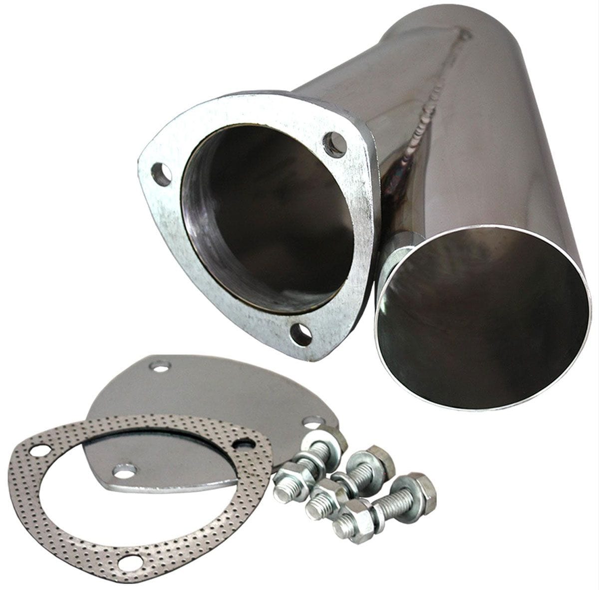 QTP with Flange Quicktime Performance 3" Stainless Steel Y-Branch Cutout QTP10300 SR