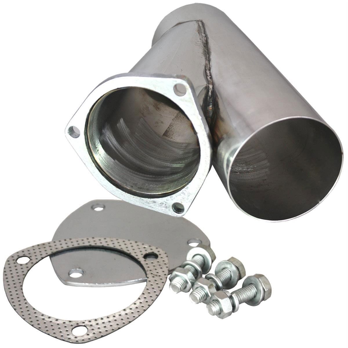 QTP with Flange Quicktime Performance 4" Stainless Steel Y-Branch Cutout QTP10400 SR