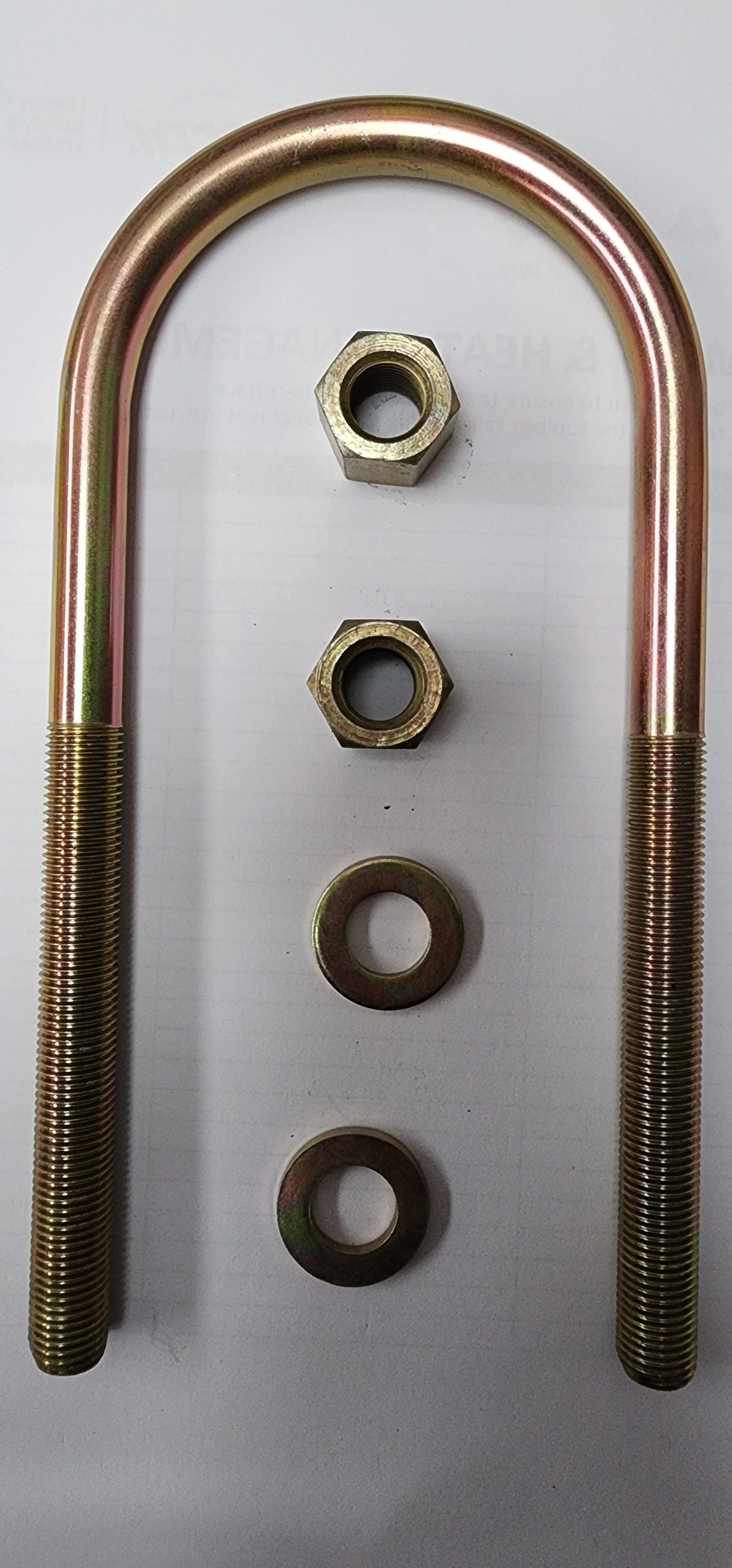 RAW 4x4 Suspension U009 - RAW U BOLT 190mmLONG 75mmID SR