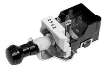 ROADSTER So Cal Speedshop SO-CAL Speed Shop Black Art Deco Knob Headlight / Parking Lamp Switch SO001-6211 SR