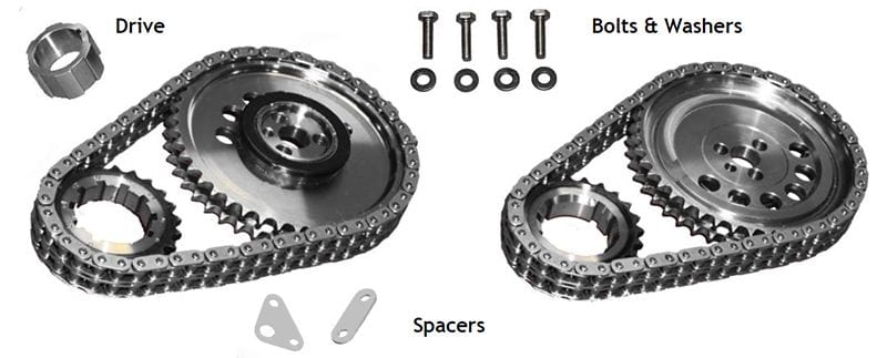 ROLLMASTER Rollmaster Timing Chain Set With Torrington ROCS10000 SR