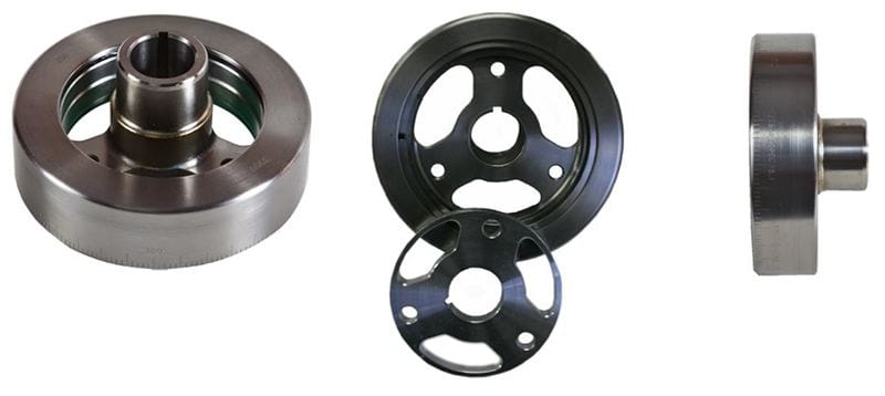 ROMAC Suit SB Chev 262-400, Internal Balance, Light Weight Romac Steel Harmonic Balancer RO0206 SR
