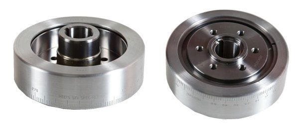 ROMAC Suit SB Chev 262-400, Internal Balance With Dual Key, 6 Bolt Romac Steel/Alloy Harmonic Balancer RO0202SA-B6 SR