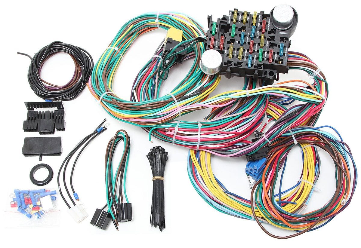 RPC 20 Circuit With GM Style Plug Racing Power Company Universal Wire Harness Kit RPCR1002 SR