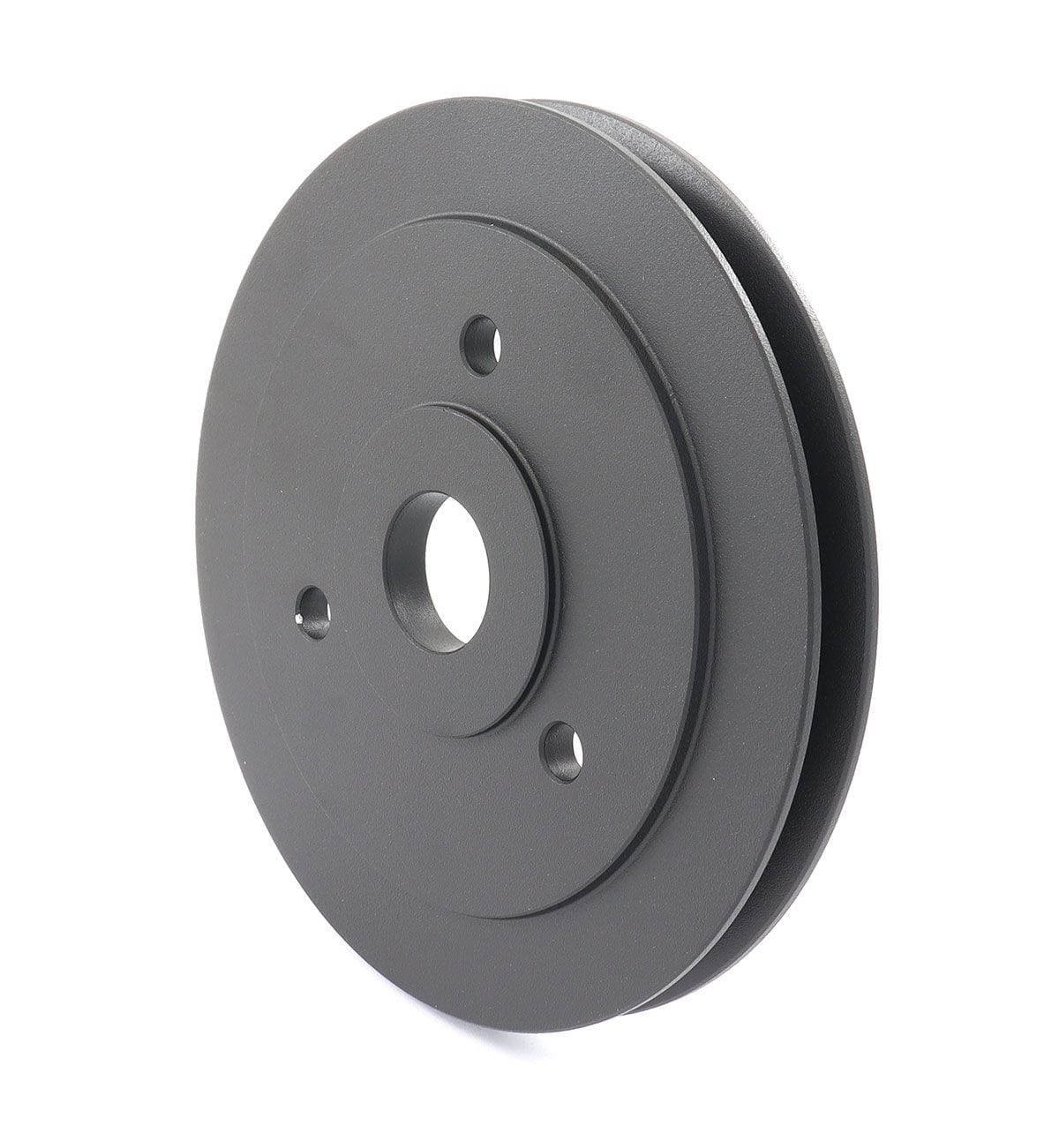 RPC Fits 1965-68 B/B Chev 396-454 with Short Water Pump Racing Power Company Black Aluminium Crankshaft Lower Pulley, Single Groove, 6.60" Dia, 2.30" Bolt Ci SR