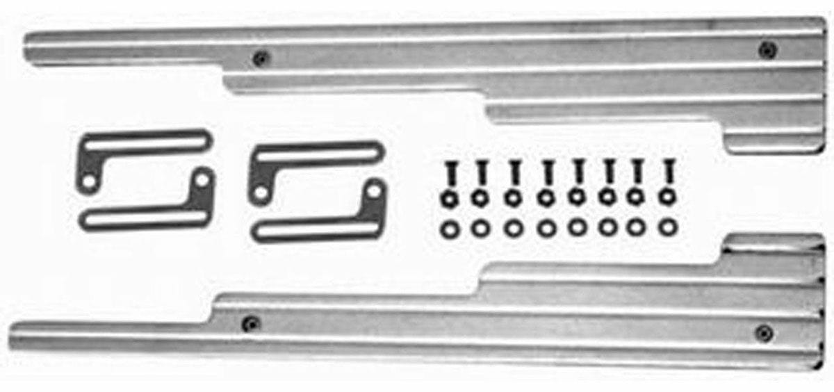 RPC Fits Spark Plug Wire up to 9.5mm in Diameter, Mounting Hardware Inclu Racing Power Company Universal Aluminium Liner Wire Loom Set, Chrome Ball Milled Style RPCR6038C SR