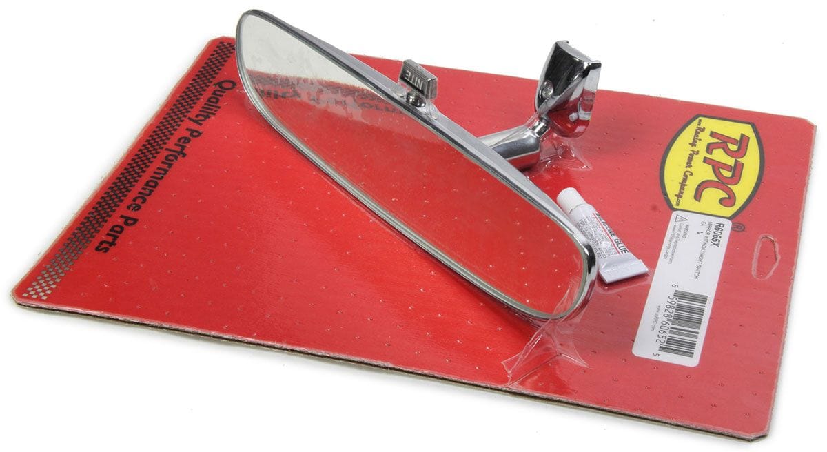 RPC Includes Day/Night Switch Racing Power Company Steel Universal Interior Mirror (Chrome) RPCR6065X SR