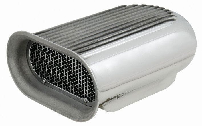 RPC Suit Single Carburettor Racing Power Company Aluminium Hilborn Style Scoop with Fins (Polished) RPCR5235 SR