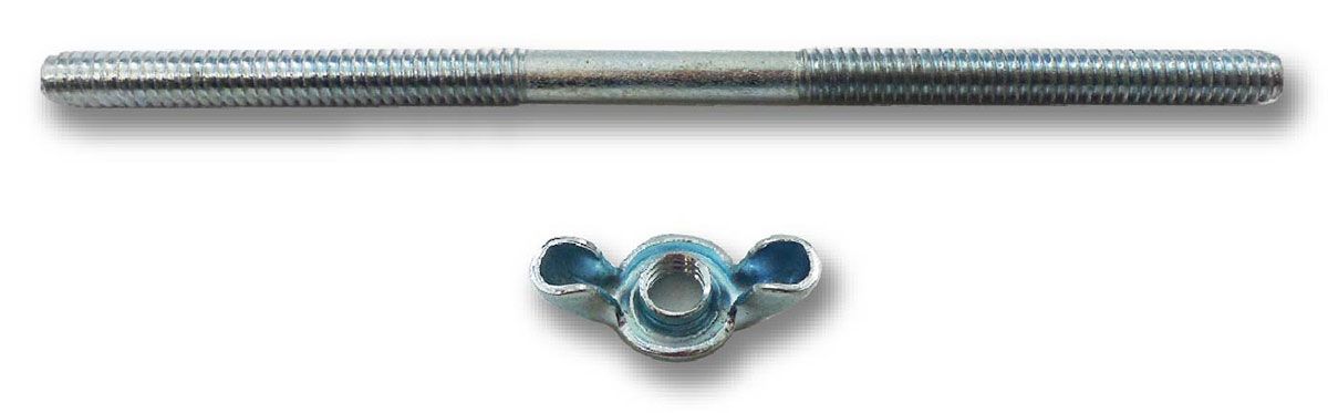 RPC Suit Steel Air Cleaner Racing Power Company Air Cleaner Stud & Wingnut 1/4"-20 x 6" Long RPCR2178X SR