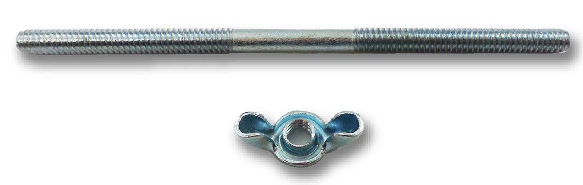 RPC Suit Steel Air Cleaner Racing Power Company Air Cleaner Stud & Wingnut 1/4"-20 x 9" Long RPCR2178Y SR