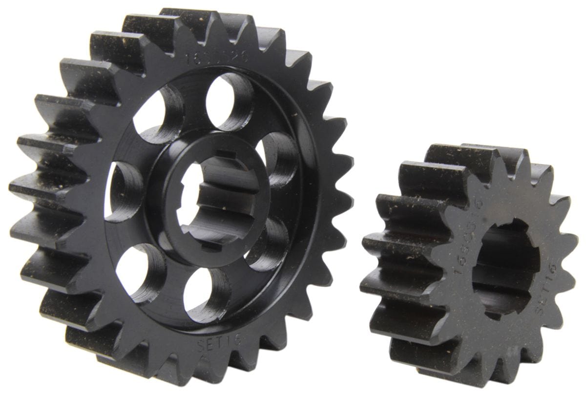 SCS Gear Set No. 07K (21/24 Teeth, 1.143 Spur Ratio) SCS Gearbox 10-Spline Professional Series Quick Change Gear Set SCS-PRO07K SR