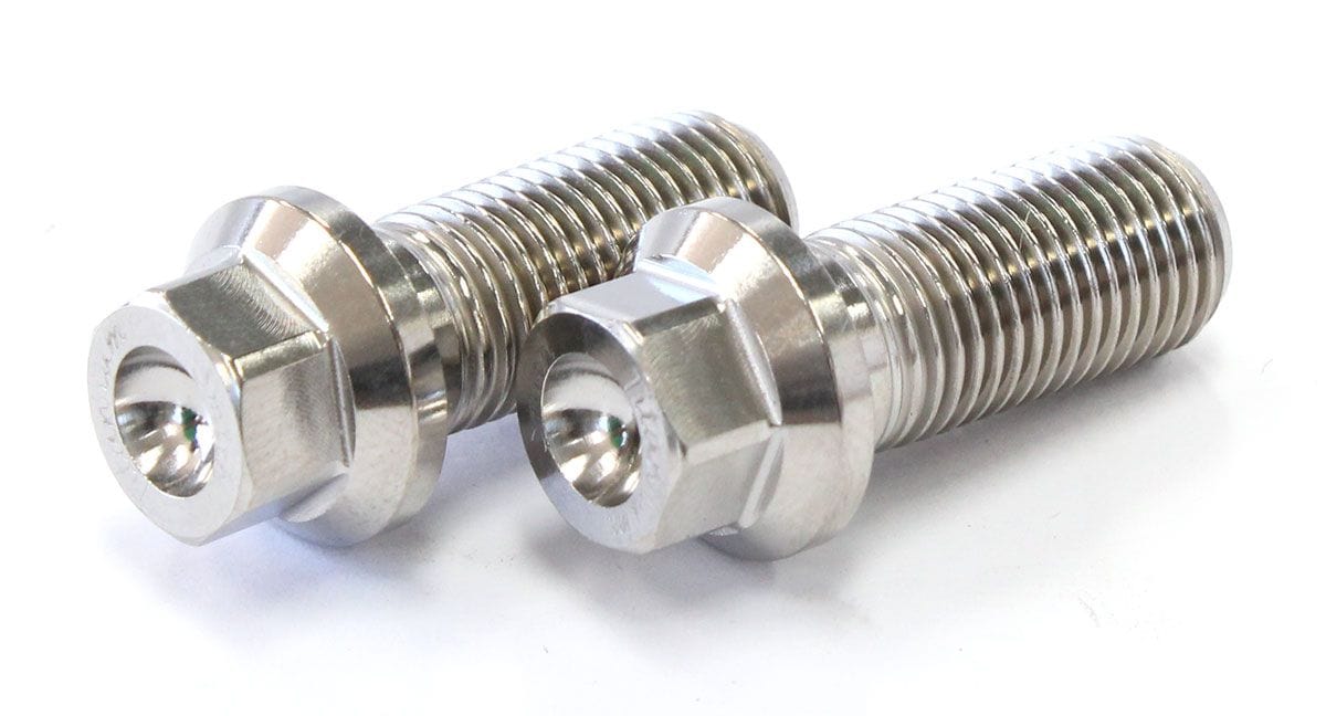 SPEEDWAY 3/8"-24 x 7/8" UHL Speedway Products Titainium L/H Steering Clamp Bolt Kit SPP-LH-SC-KIT SR