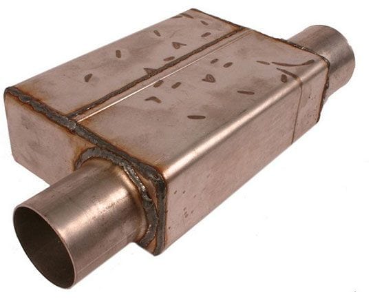 Spintech 3-1/2" Inlet / 3" Outlet", 4" x 8.5" x 12" Case Spintech Super Stock 1545 Sprint Car Race Muffler SPIN-1545 SR