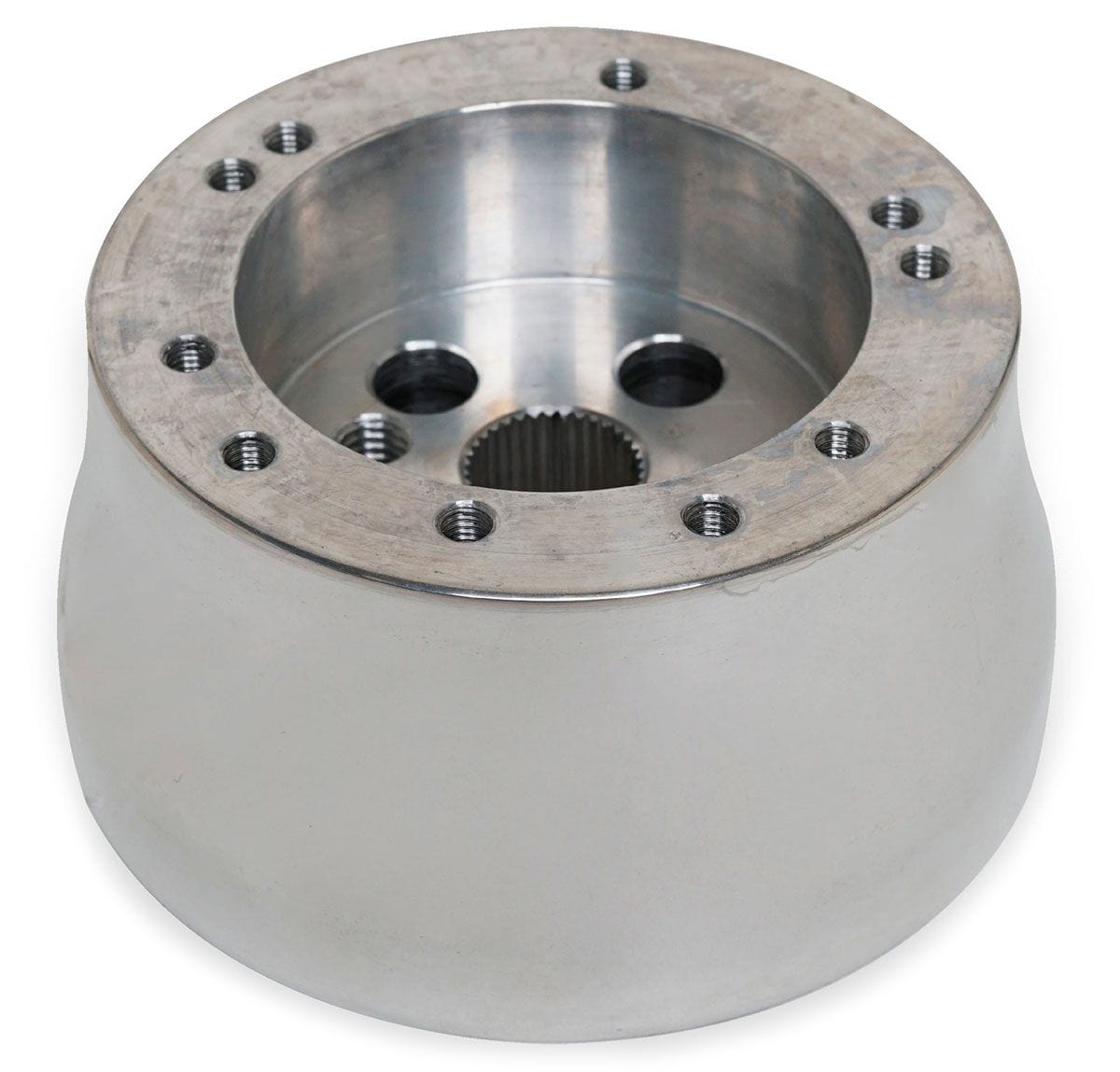 Stealth Ride 5 & 6 Hole Aluminium Steering Wheel Adapter, Polished 5 & 6 Hole Aluminium Steering Wheel Adapter, Polished SR