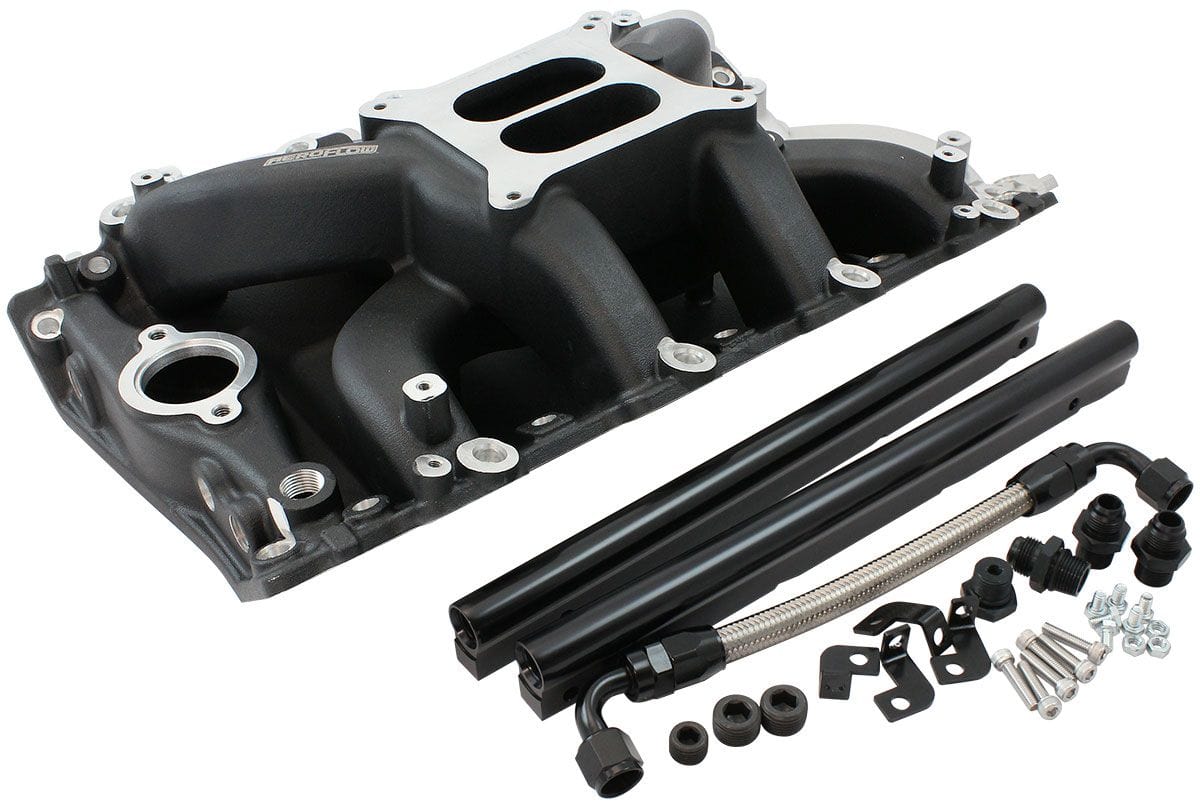 Stealth Ride Holden 304 EFI Air Gap Dual Plane Intake Manifold, Black Finish Holden 304 EFI Air Gap Dual Plane Intake Manifold, Black Finish SR