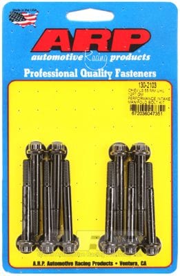Stealth Ride Intake Manifold Bolt Kit, 12-Point Black Oxide Intake Manifold Bolt Kit, 12-Point Black Oxide SR