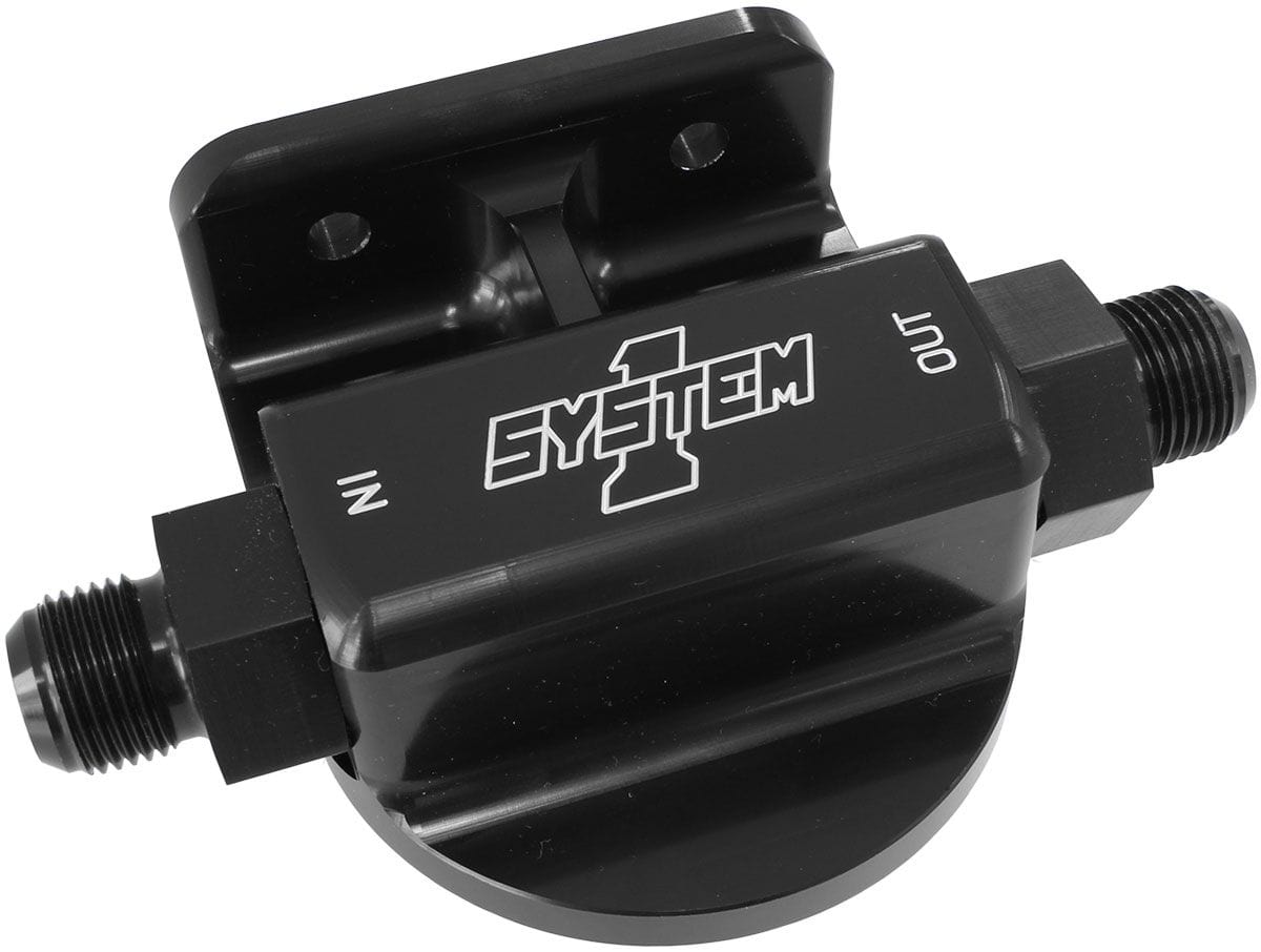 Stealth Ride Remote Billet Filter Mount, Black Remote Billet Filter Mount, Black SR
