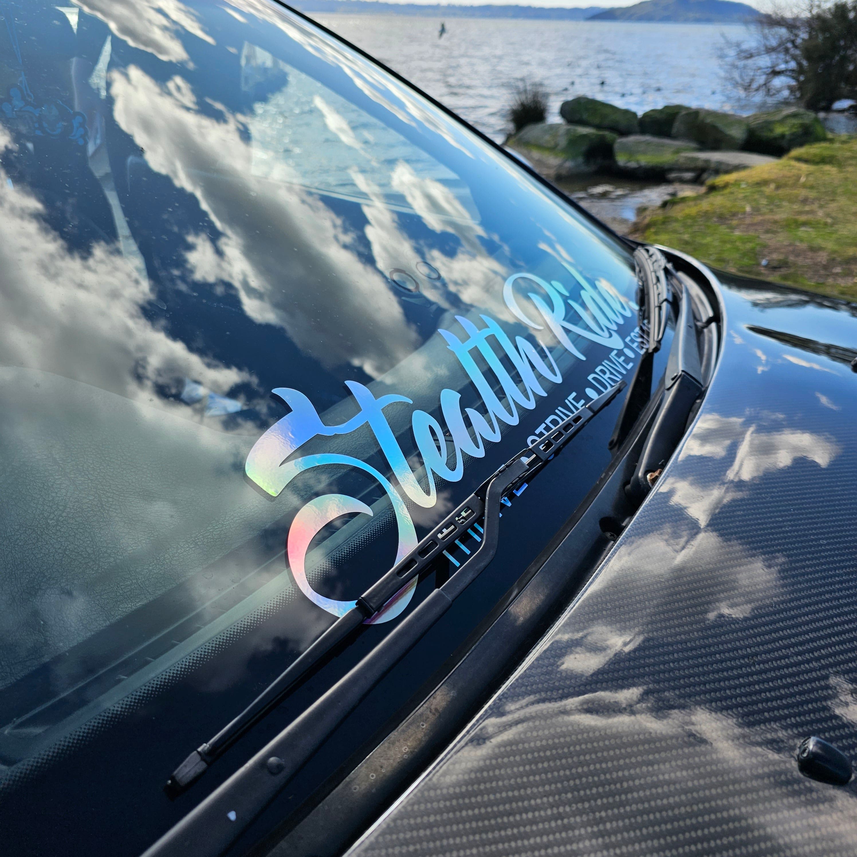 Stealth Ride Stickers Stealth Ride Window Banners - Classic Style SR