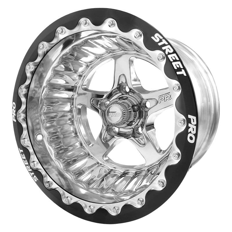 Street Pro Wheels Street Pro ll Convo Pro Wheel Polished, Black Machined Bead Lock Style 15x10' For Holden For Chevrolet Bolt Circle 5 x 4.75' (-25) 4.50' Back Space Street Pro ll Convo Pro Wheel Polished, Black Machined Bead Lock Style 15x10' For Holden For Chevrolet Bolt Circle 5 x 4.75' (-25) 4.50' Back Space SR