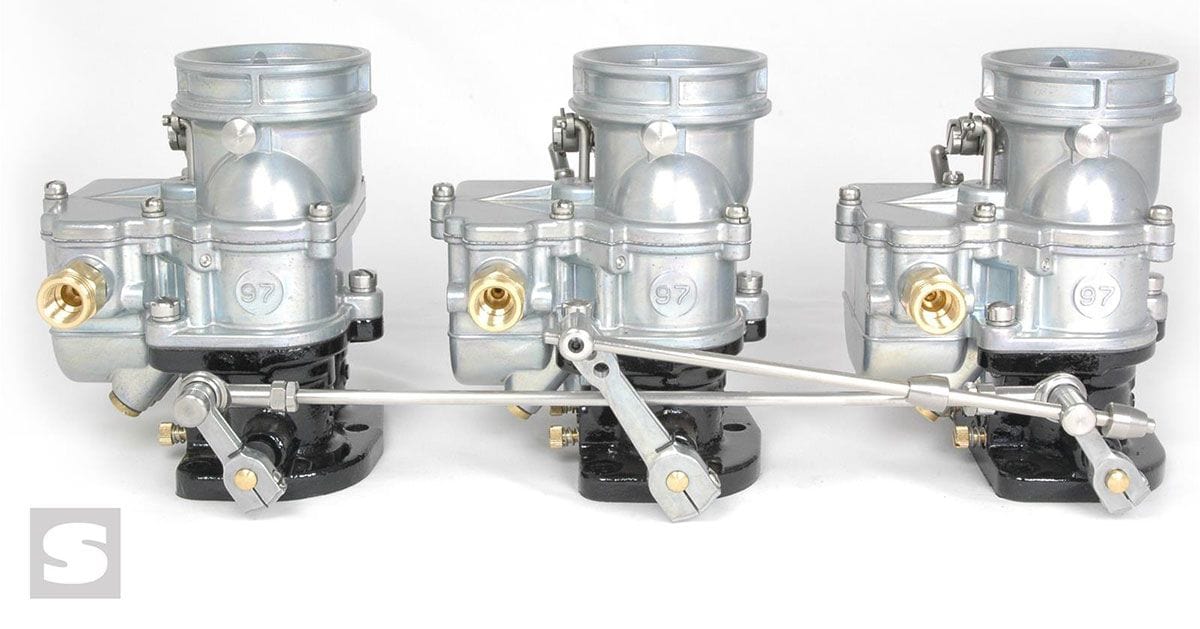 STROMBERG Suit 3 X 2 Ford 38-53 With Edelbrock Tripower Manifold Stromberg Progressive Carburettor Linkage Kit STROM9245PRO SR
