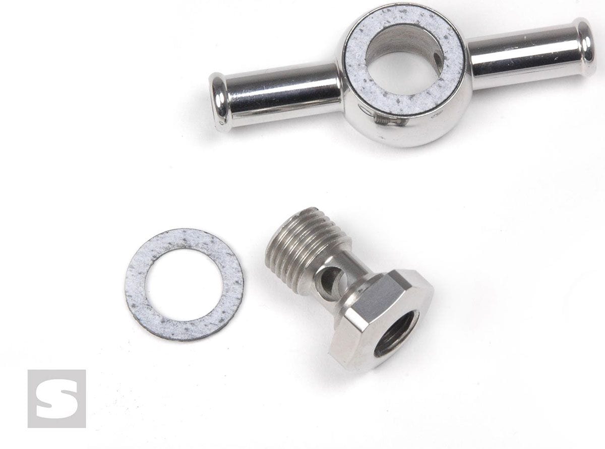 STROMBERG With Gauge Port, Suit Stromberg 97 Carburettors Stromberg Double End Banjo Fitting STROM9083K-G SR