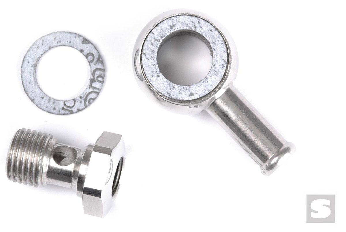 STROMBERG With Gauge Port, Suit Stromberg 97 Carburettors Stromberg Single End Banjo Fitting STROM9082K-G SR