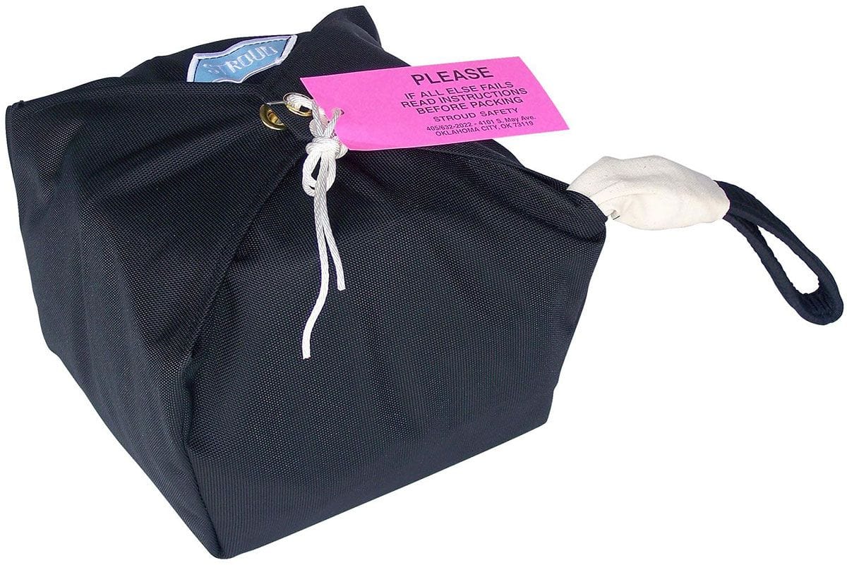 STROUD Black Chute Stroud Supergas Standard Pilot Chute Launch System SS410-1 SR