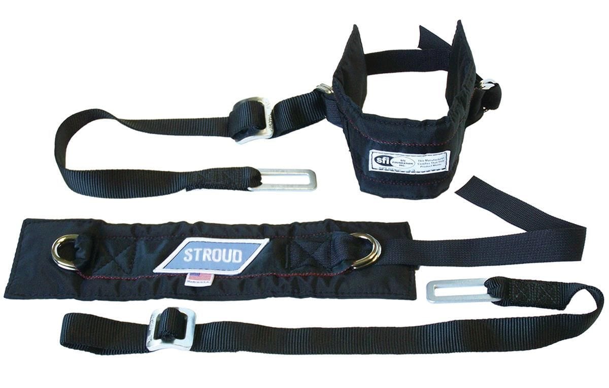 STROUD Black, Individual Strap, Sold As Pairs Stroud Arm Restraint SS600-1 SR