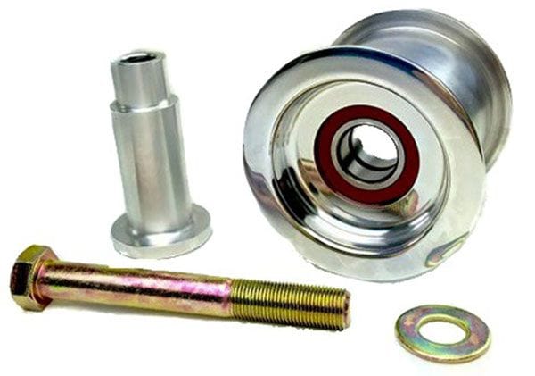 TBS 4" O.D x 2" Wide x 1-3/4" Length, Polished The Blower Shop Idler Puller Assembly B4102 SR