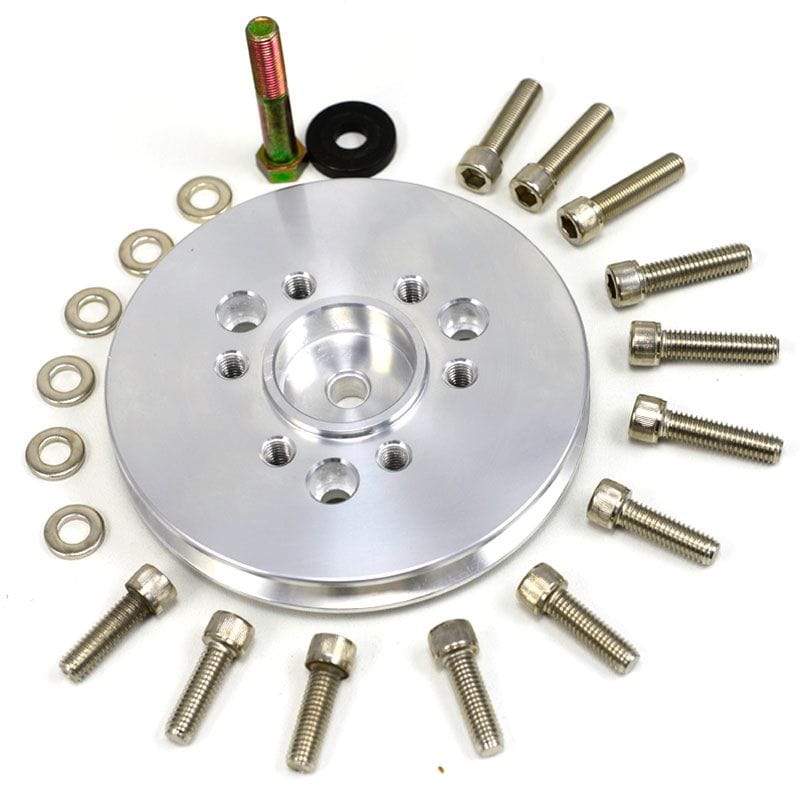 TBS Suit SB Chev, 1V, Polished The Blower Shop Accessory V-Pulley B4226 SR