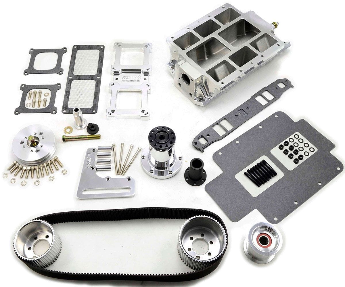 TBS Suit SB Chev 327-350, 2V accessory, Polished The Blower Shop 6V-71 Blower Drive Kit B2601 SR