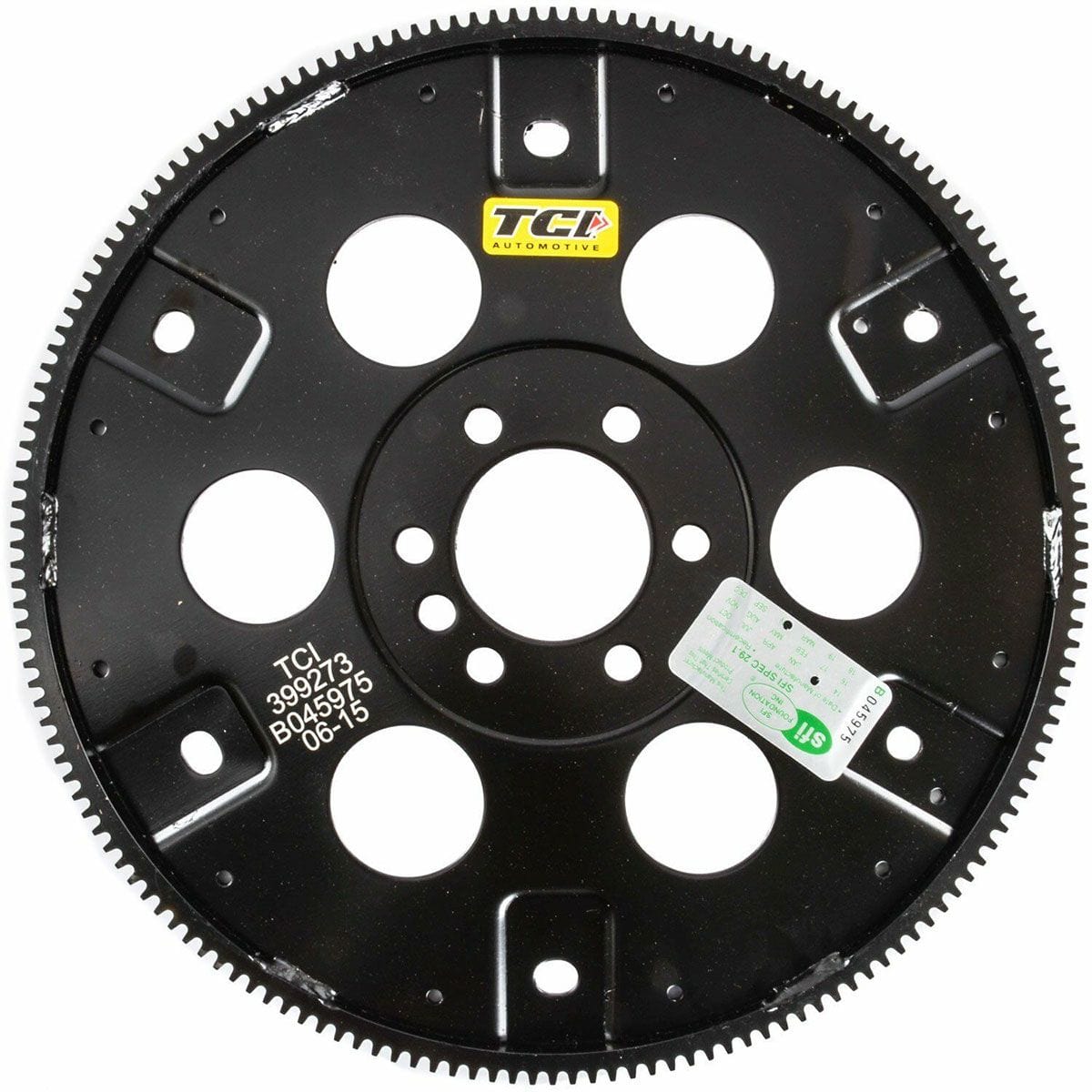 TCIAUTO Suit SB & BB Chev 168 Tooth, Internally Balanced TCI Auto TCI Flexplate - SFI 29.1 Approved TCI399273 SR