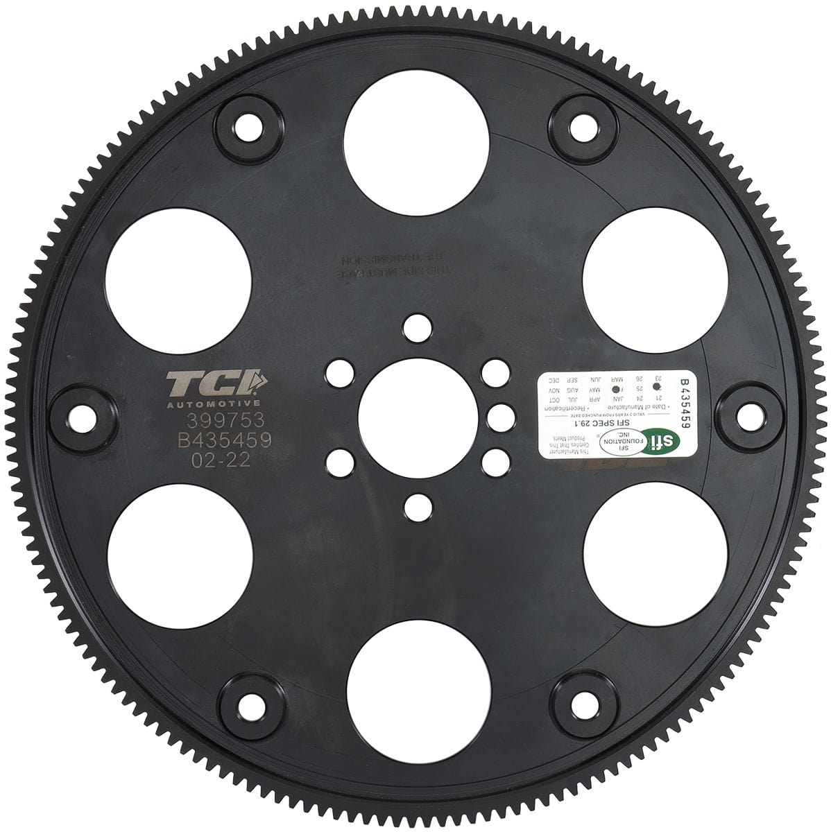 TCIAUTO Suit TH350 & TH400 transmissions TCI Auto TCI GM LS1 168-Tooth Internal Balance Flexplate TCI399753 SR