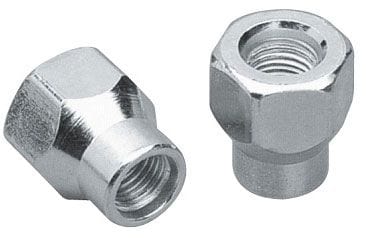 TOPLINE 1/2" Thread (set Of 4) Topline Open End ET Style Wheel Nuts - 13/16" Hex TLC7604-0-4 SR