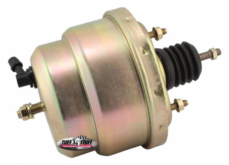TUFFSTUFF 7" O.D, Gold Zinc, Universal Fittment Tuffstuff Dual Diaphragm Power Brake Booster TUF2222NB SR