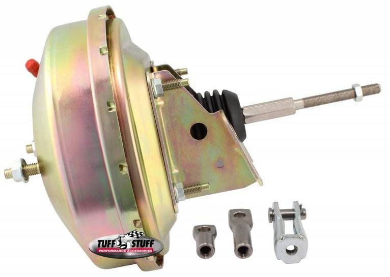 TUFFSTUFF 9" O.D, Gold Zinc, Universal Fittment Tuffstuff Single Diaphragm Power Brake Booster TUF2226NB SR