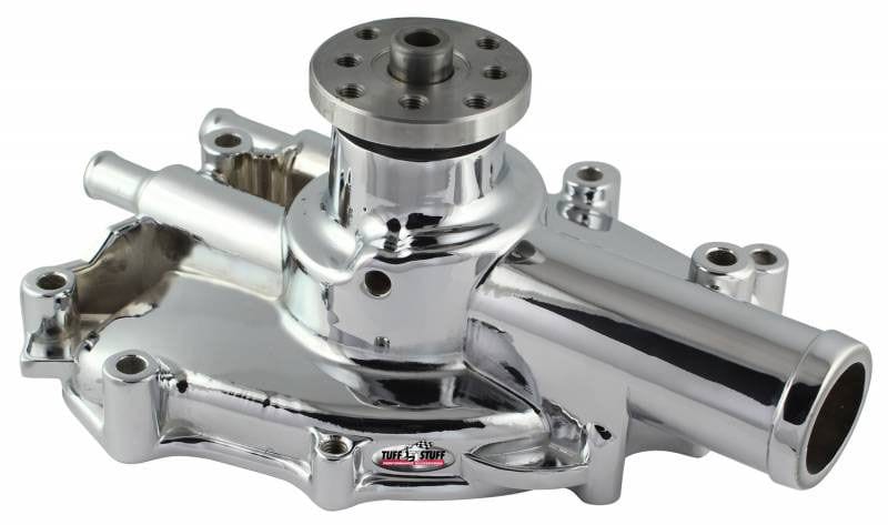 TUFFSTUFF Suit Ford 289-351W (L/H Inlet) Tuffstuff Polished Cast Aluminium Water Pump TUF1625NH SR