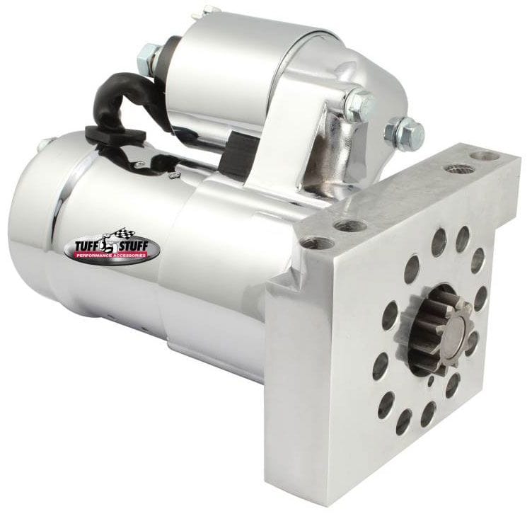 TUFFSTUFF Suit Small Block & Big Block Chev 153-168 Tooth, 1.6 HP Tuffstuff Chrome GM Super-Lite Mini Starter Motor TUF6550A SR