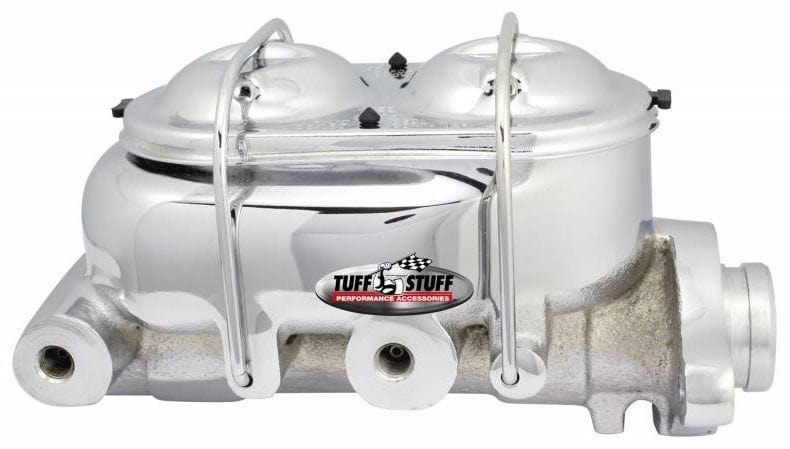 TUFFSTUFF Tuffstuff Chrome Universal Dual Port/Dual Reservoir Master Cylinder 1" Bore TUF2020NA SR